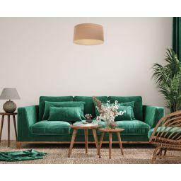 BPS Koncept Boho lampa wisząca 1x60 W kremowa-beżowa 0E0-131-30