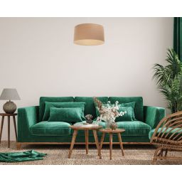 BPS Koncept Boho lampa wisząca 1x60 W kremowa-beżowa 0E0-131-50