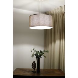 BPS Koncept Len Light lampa wisząca 1x60 W beżowa 0E0-209-70