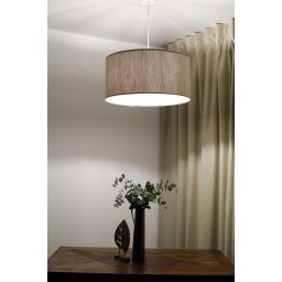 BPS Koncept Len Light lampa wisząca 1x60 W kremowa 0E0-211-70