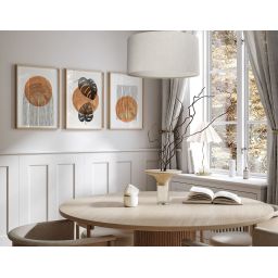 BPS Koncept Len Light lampa wisząca 1x60 W kremowa 0E0-211-70