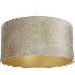 BPS Koncept Ginger lampa wisząca 1x60 W złota-beżowa 0E0-152-50