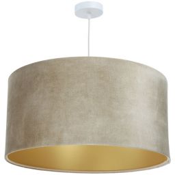 BPS Koncept Ginger lampa wisząca 1x60 W złota-beżowa 0E0-152-50