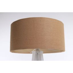 BPS Koncept Boho lampa stojąca 1x60W juta/biała 0E0P-131W-50
