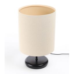 BPS Koncept Boho lampa stołowa 1x40W beżowa/czarna 0E0S-C-130CZ