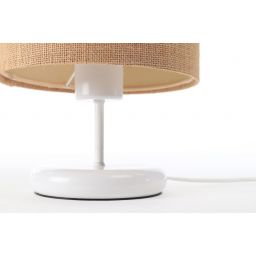 BPS Koncept Boho lampa stołowa 1x40W kremowa/biała 0E0S-C-131W