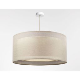 BPS Koncept Duo len light lampa wisząca 1x60 W beżowa 0MGO-001-50