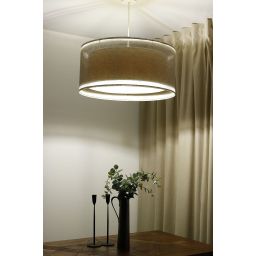 BPS Koncept Duo len light lampa wisząca 1x60 W beżowa 0MGO-001-50