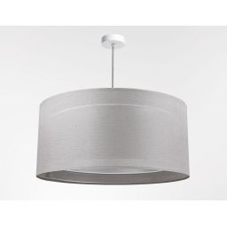 BPS Koncept Duo len light lampa wisząca 1x60 W szary/popielaty-srebrna 0MGO-003-50