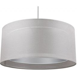 BPS Koncept Duo len light lampa wisząca 1x60 W szary/popielaty-srebrna 0MGO-003-50