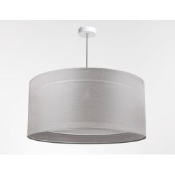 BPS Koncept Duo len light lampa wisząca 1x60 W szary/popielaty-srebrna 0MGO-005-50