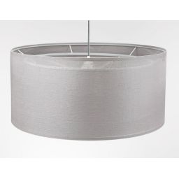 BPS Koncept Duo len light lampa wisząca 1x60 W szary/popielaty-srebrna 0MGO-005-50