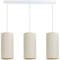 BPS Koncept Boho Ellegant Slim lampa wisząca 3x60 W kremowa 0T0-L3-001