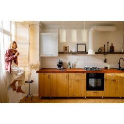 BPS Koncept Boho Ellegant Slim lampa wisząca 3x60 W kremowa 0T0-L3-001