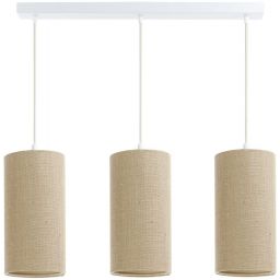 BPS Koncept Boho Ellegant Slim lampa wisząca 3x60 W beżowa 0T0-L3-002