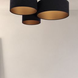 BPS Koncept Plafoniady plafon 3x60 W czarny-żółty 080-009