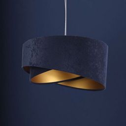 BPS Koncept Galaxy lampa wisząca 1x60 W złota-granatowa 060-044
