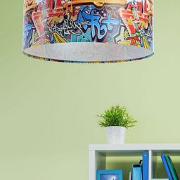 BPS Koncept Foto lampa wisząca 1x60 W wzór F-019-40