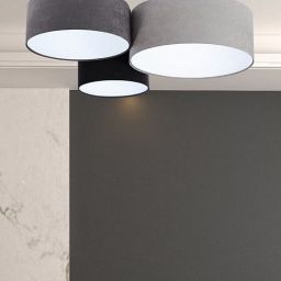 BPS Koncept Plafoniady plafon 3x60 W biały-czarny-szary-grafitowy 080-01-051