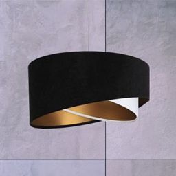 BPS Koncept Galaxy lampa wisząca 1x60 W biała-czarna-złota 060-025