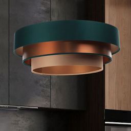 BPS Koncept Triniti lampa wisząca 1x60 W zielona-miedź 050-084-60
