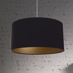 BPS Koncept Standard HomeLight lampa wisząca 1x60 W czarna-złota 010-009-50