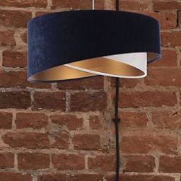 BPS Koncept Galaxy lampa wisząca 1x60 W biała-złota-granatowa 060-091