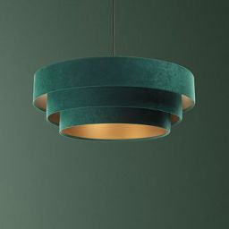 BPS Koncept Triniti lampa wisząca 1x60 W zielona-złota 050-003-60