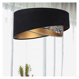 BPS Koncept Galaxy lampa wisząca 1x60 W czarna-złota-wzór 060-097