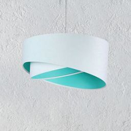 BPS Koncept Galaxy lampa wisząca 1x60 W biała-miętowa 060-063