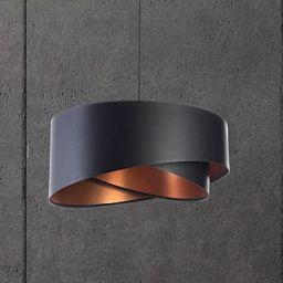 BPS Koncept Galaxy lampa wisząca 1x60 W czarna-miedź 060-165