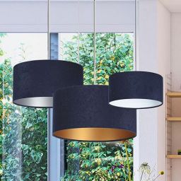 BPS Koncept Standard HomeLight lampa wisząca 1x60 W złota-granatowa 010-044-50