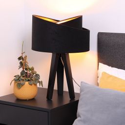 BPS Koncept Galaxy lampa stołowa 1x60 W biała-złota 060S-009CZ