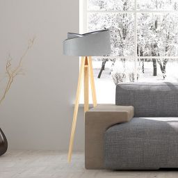 BPS Koncept Galaxy lampa stojąca 1x60 W szara-srebrna 060P-013