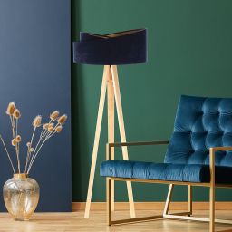 BPS Koncept Galaxy lampa stojąca 1x60 W złota-niebieska 060P-044