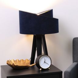 BPS Koncept Galaxy lampa stołowa 1x60 W czarna-złota-niebieska 060S-044CZ