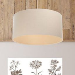 BPS Koncept Boho lampa wisząca 1x60 W kremowa 0E0-130-60