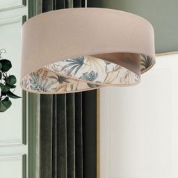 BPS Koncept Boho lampa wisząca 1x60 W zielona-beżowa 060-184