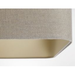 BPS Koncept Kwadro len light lampa wisząca 1x60 W beżowa KW-001-40W25