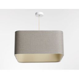 BPS Koncept Kwadro len light lampa wisząca 1x60 W beżowa KW-001-40W25