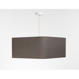 BPS Koncept Kwadro len light lampa wisząca 1x60 W ciemno beżowa-złota KW-002-40W25