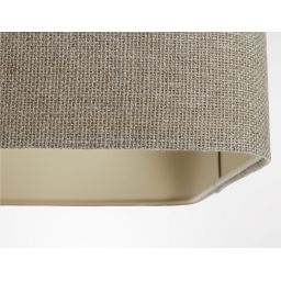 BPS Koncept Kwadro len light lampa wisząca 1x60 W beżowa KW-003-40W25