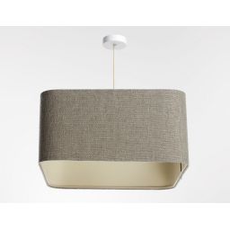 BPS Koncept Kwadro len light lampa wisząca 1x60 W beżowa KW-003-40W25