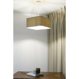 BPS Koncept Kwadro len light lampa wisząca 1x60 W beżowa KW-003-40W25