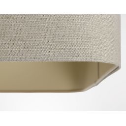 BPS Koncept Kwadro len light lampa wisząca 1x60 W beżowa KW-007-40W25