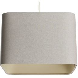BPS Koncept Kwadro len light lampa wisząca 1x60 W beżowa KW-007-40W25