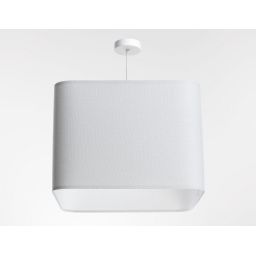 BPS Koncept Kwadro len light lampa wisząca 1x60 W biała KW-008-40W25