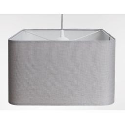 BPS Koncept Kwadro len light lampa wisząca 1x60 W szary/popielaty KW-009-40W25