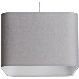 BPS Koncept Kwadro len light lampa wisząca 1x60 W szary/popielaty KW-009-40W25