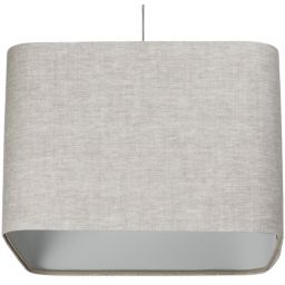 BPS Koncept Kwadro len light lampa wisząca 1x60 W szara-beżowa KW-010-40W25